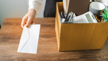 box on desk