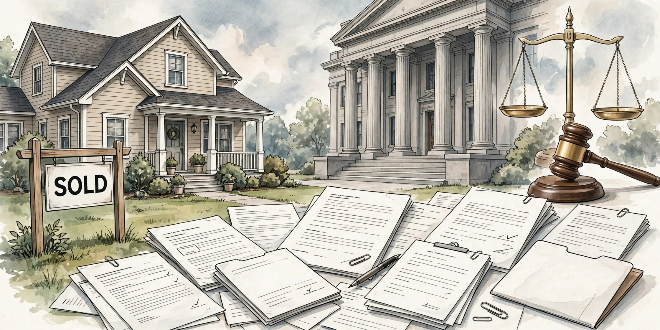 Litigation image created by AI